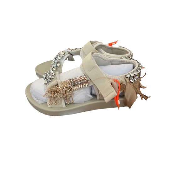 Nan-Ku Couture Strapped Sandals  Size 39 - Picture 1 of 6